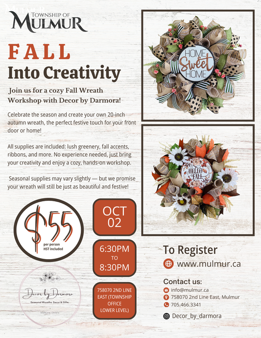 Fall Wreath Workshop